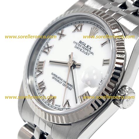 rolex 12600 38mm bianco con numeri romani|Orologio Rolex Datejust 36 in acciaio Oystersteel e oro Everose .